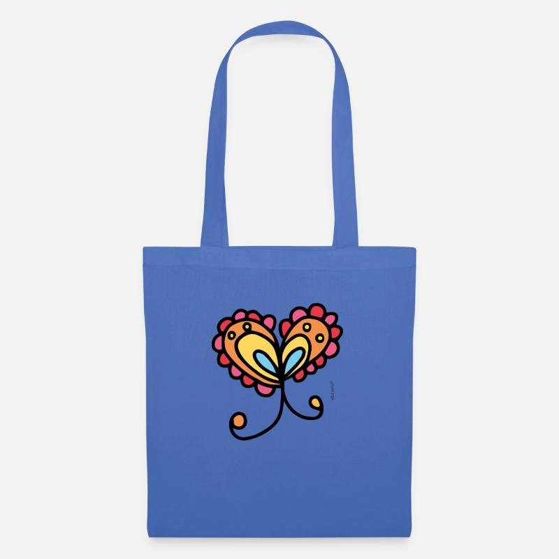 Corazon Flor - Stoffbeutel - Hellblau