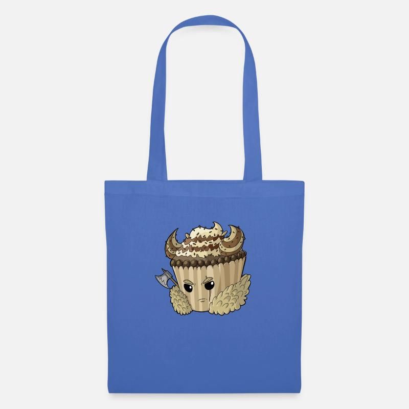 Viking Cupcake - Stoffbeutel - Hellblau