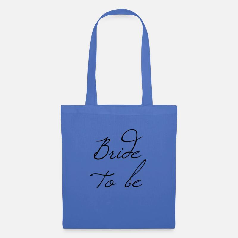 Braut - Geschenkidee - Stoffbeutel - Hellblau