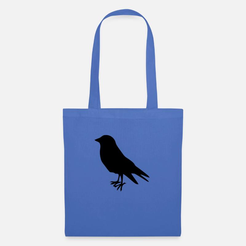 früher vogel bird vögel - Stoffbeutel - Hellblau