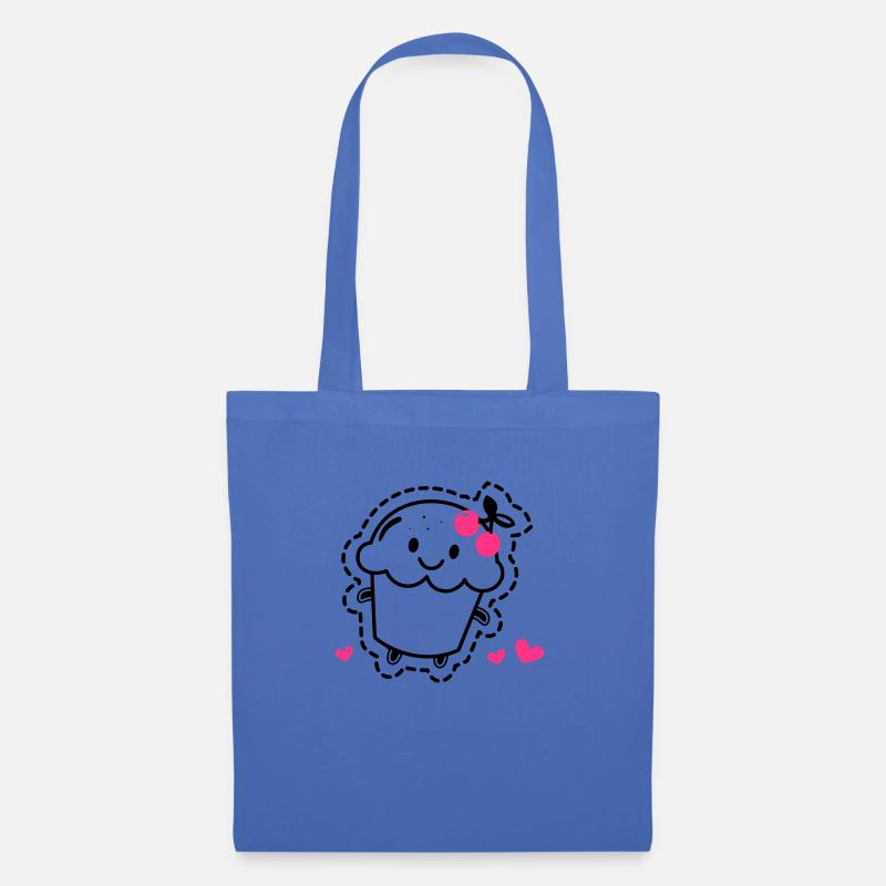 Muffin - Stoffbeutel - Hellblau