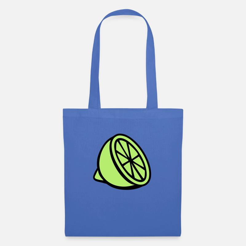 Limette - Stoffbeutel - Hellblau