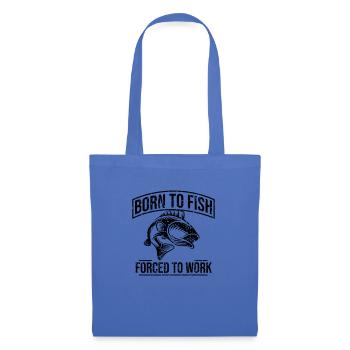 T shirt de pêche - Sac en tissu - bleu pâle - Devant