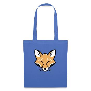 Waldfreunde Fuchs - Stoffbeutel - Hellblau - Vorne
