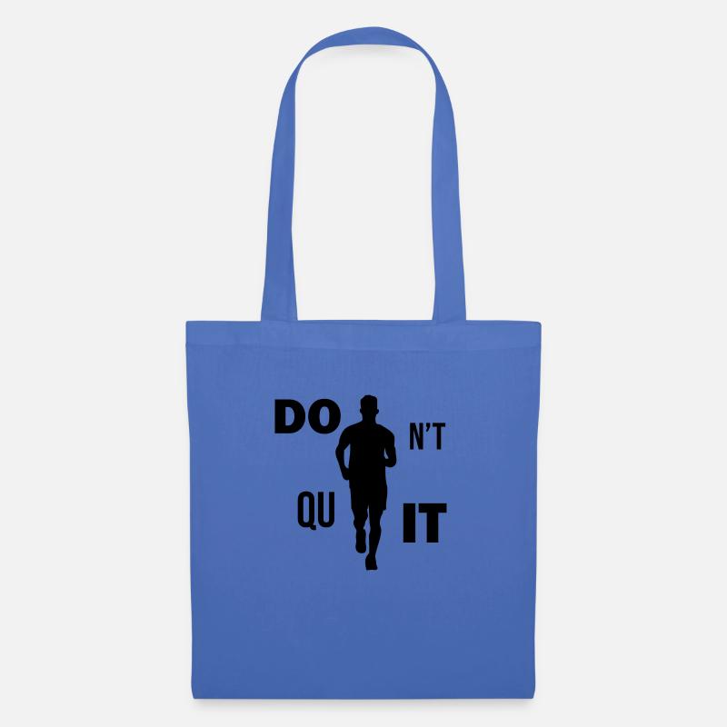 Marathon Running Jogging - Stoffbeutel - Hellblau