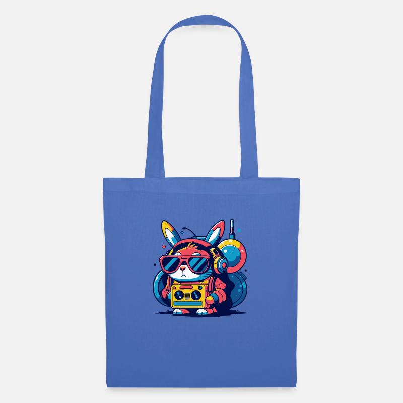 Mr Cyber Bunns 2 - Stoffbeutel - Hellblau