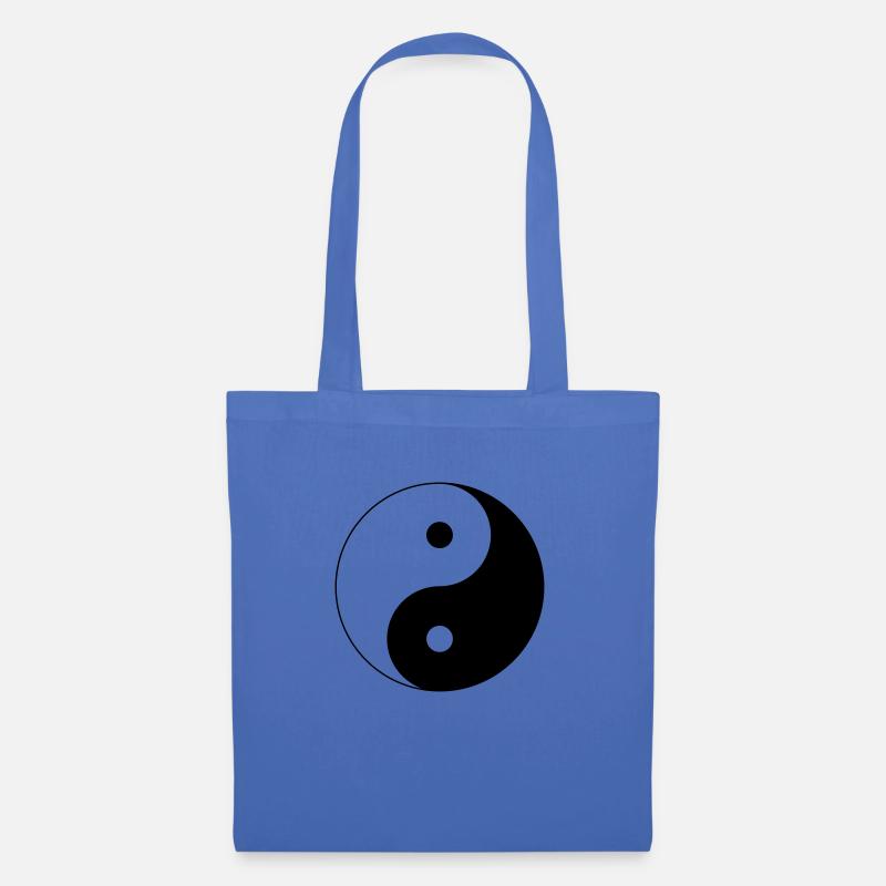 Yin-und-Yang - Stoffbeutel - Hellblau