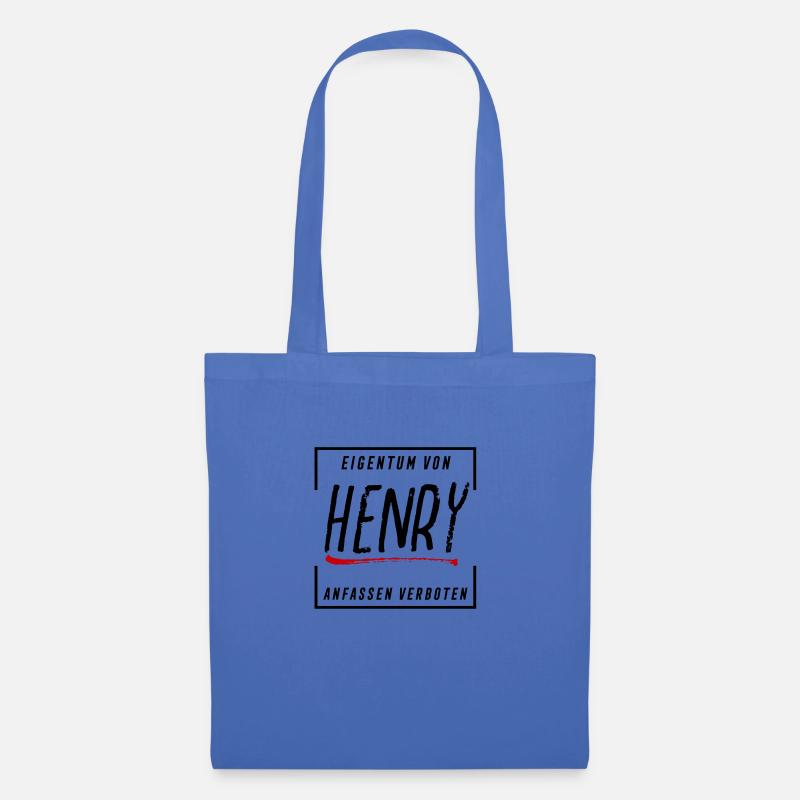 Eigentum von Henry - Stoffbeutel - Hellblau