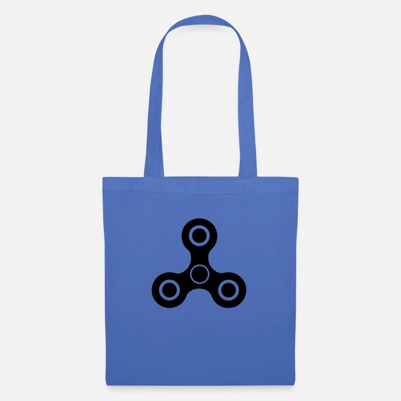 fidget spinner - Tote Bag - light blue