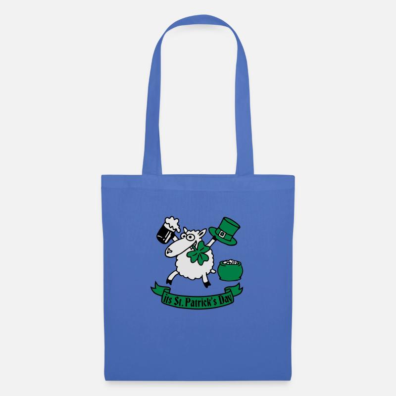 st_pattricks_sheep_b - Stoffbeutel - Hellblau