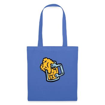 alcohol beer beer glass aperture 409 - Tote Bag - light blue - Front
