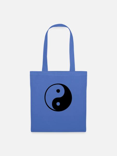 Ying Yang - Stoffbeutel - Hellblau