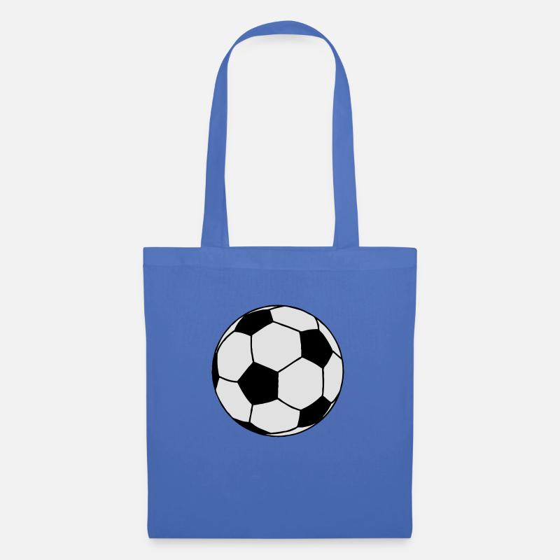 Fußball - Stoffbeutel - Hellblau