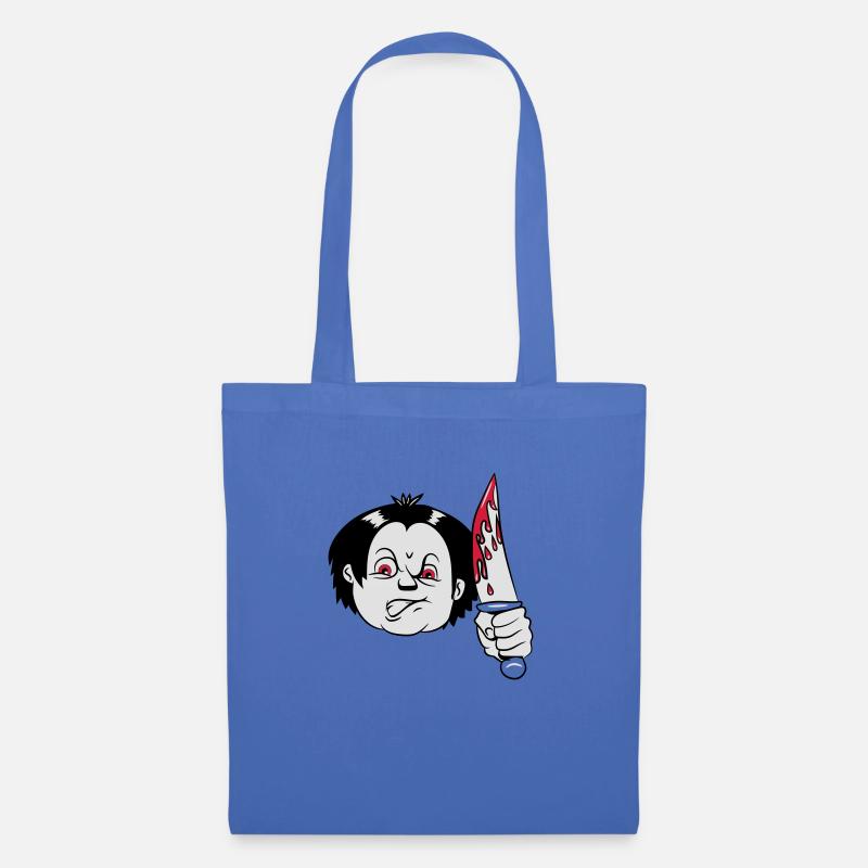 Horror messer - Stoffbeutel - Hellblau