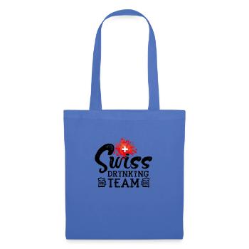 swiss drinking team - Stoffbeutel - Hellblau - Vorne