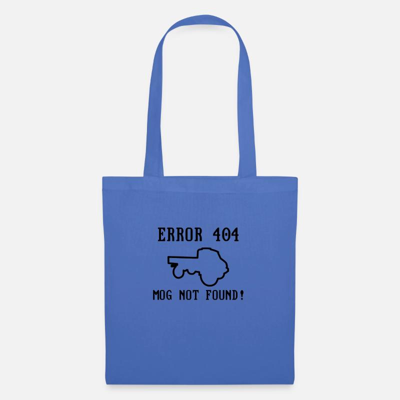 Error 404 - Mog not found - Unimog - Oldtimer - Tote Bag - light blue