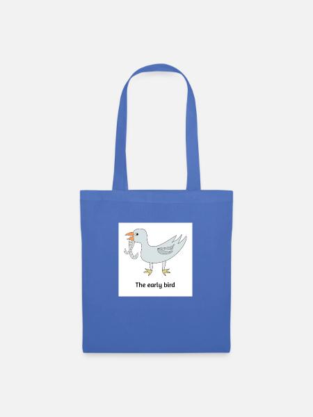 The early bird - Stoffbeutel - Hellblau