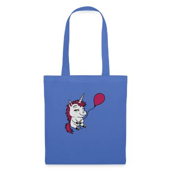 Happy Balloon Unicorn Comic - Tote Bag - light blue - Front