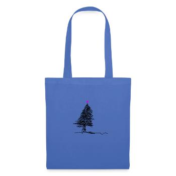 Pinker Stern, wild & queer auf Weihnachtsbaum - Stoffbeutel - Hellblau - Vorne