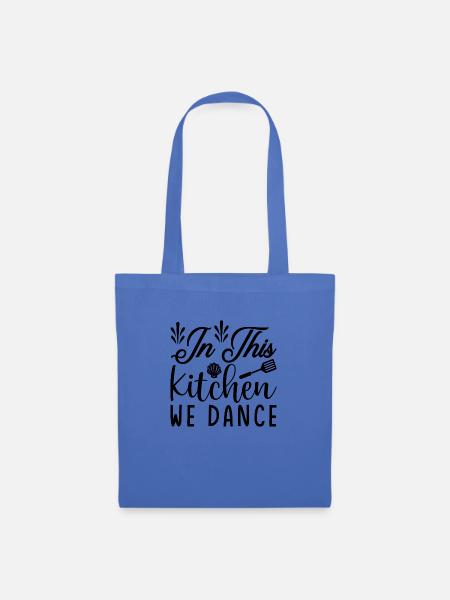 In this Kitchen we Dance - Stoffbeutel - Hellblau