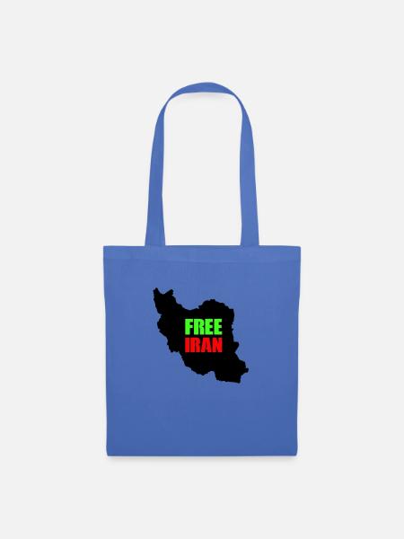 iran free - Stoffbeutel - Hellblau