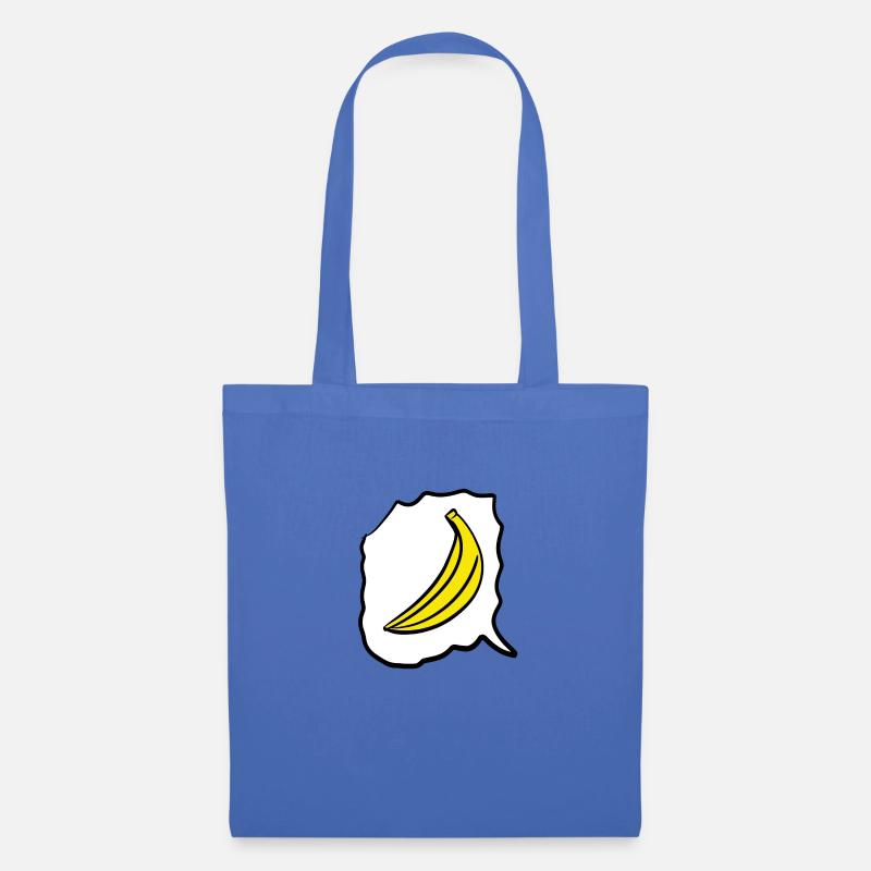 Banane - Stoffbeutel - Hellblau