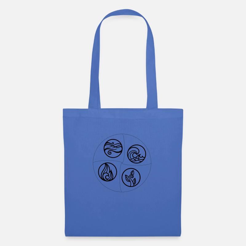 4 Elemente - Stoffbeutel - Hellblau