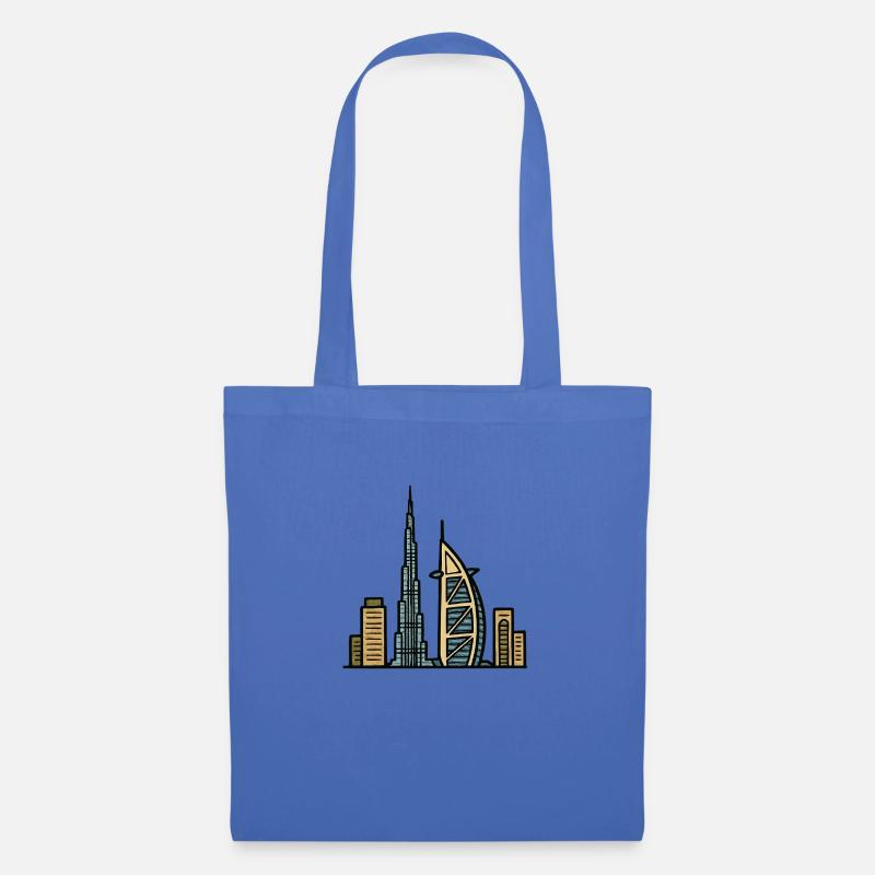dubai skyline - Stoffbeutel - Hellblau