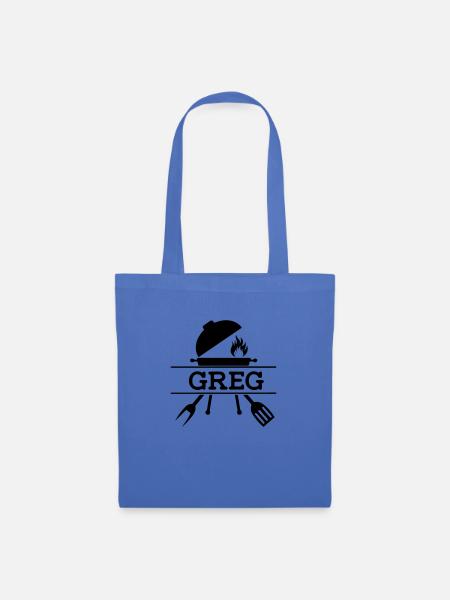 Grill Greg - Stoffbeutel - Hellblau