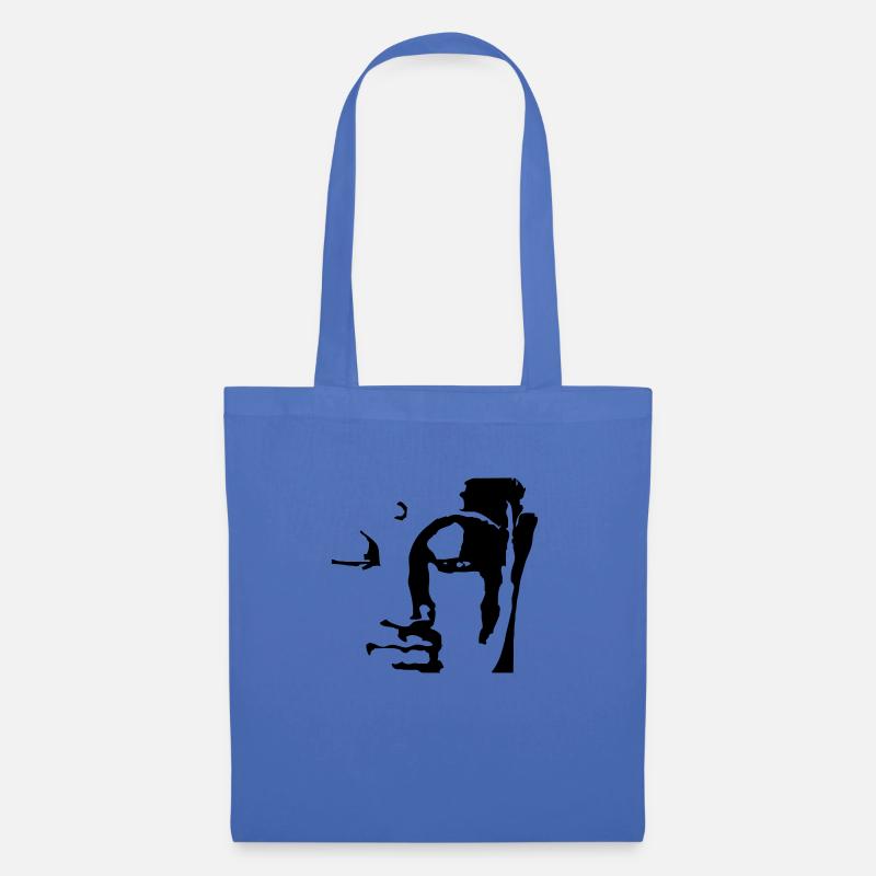buddha face - Tote Bag - light blue