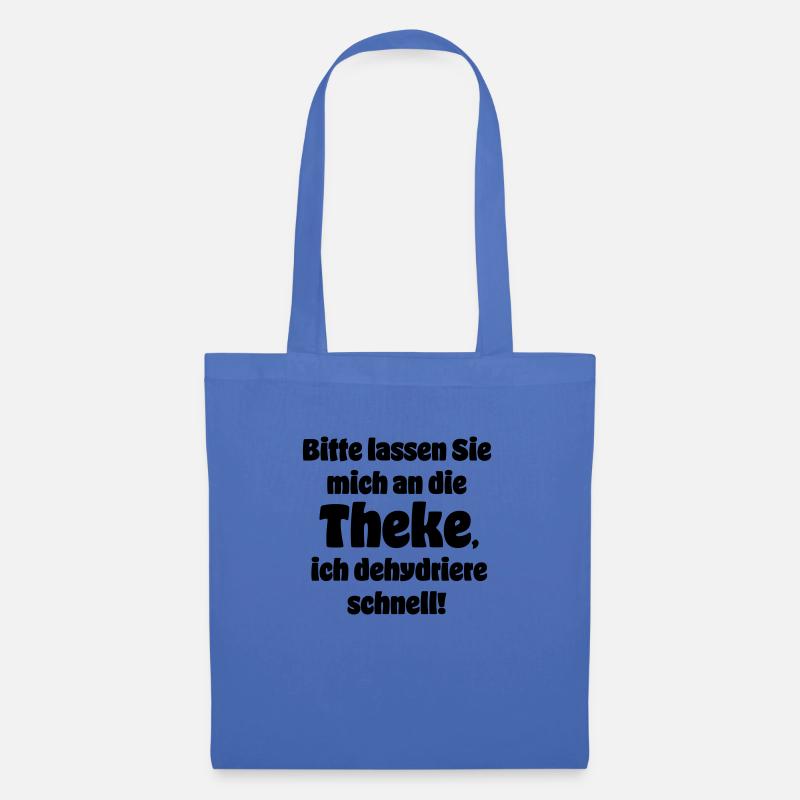 An die Theke - Stoffbeutel - Hellblau