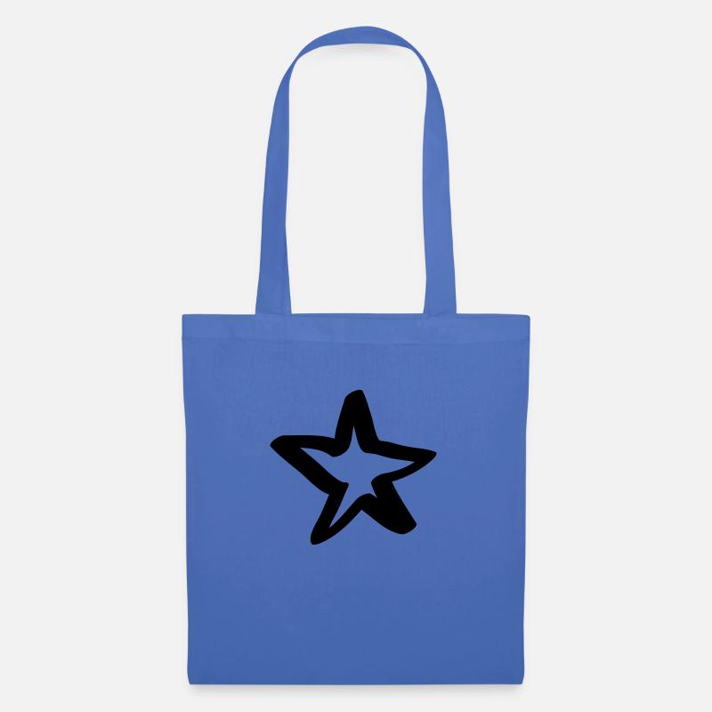 stern - Stoffbeutel - Hellblau