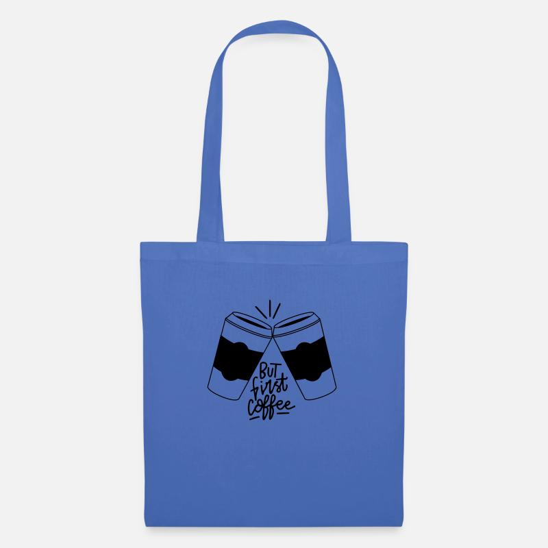 Coffee Time Double Pack - Sac en tissu - bleu pâle