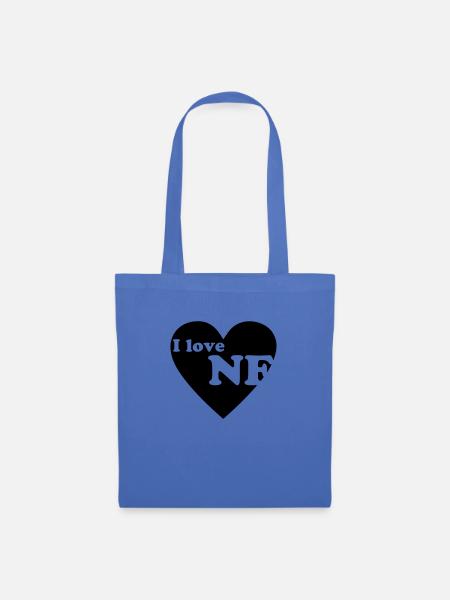 I love NF! - Stoffbeutel - Hellblau