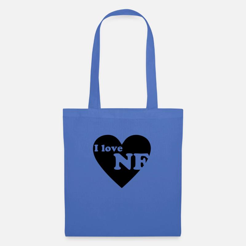 I love NF! - Stoffbeutel - Hellblau