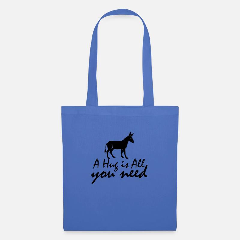 Donkey Esel - Stoffbeutel - Hellblau