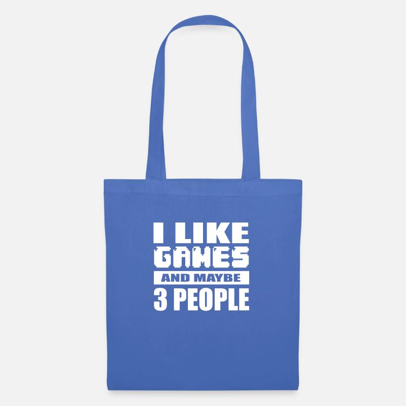 I LIKE GAMES.... - Stoffbeutel - Hellblau
