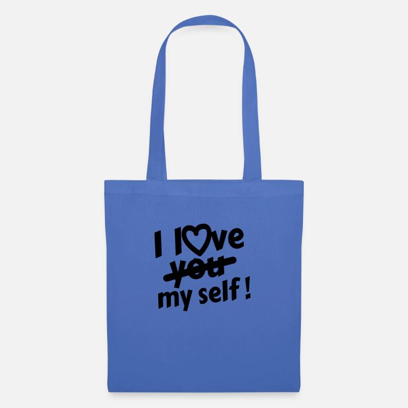 Ich liebe mich selbst! - Stoffbeutel - Hellblau