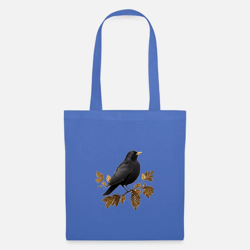 Amsel - Stoffbeutel - Hellblau