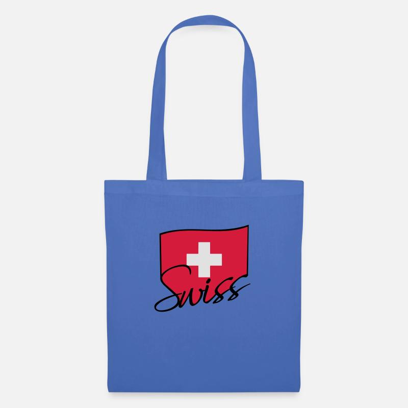 Swiss Flag Logo - Stoffbeutel - Hellblau