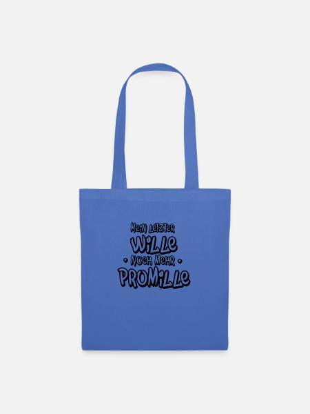 Mehr Promille - Stoffbeutel - Hellblau