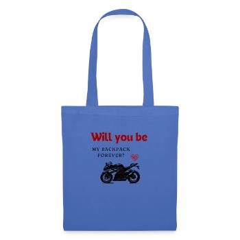 Passager arrière - Sac en tissu - bleu pâle - Devant