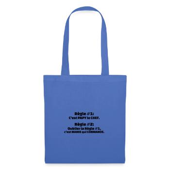 rule 1 it's grandpa the boss rule 2 forget rule 1 - Tote Bag - light blue - Front