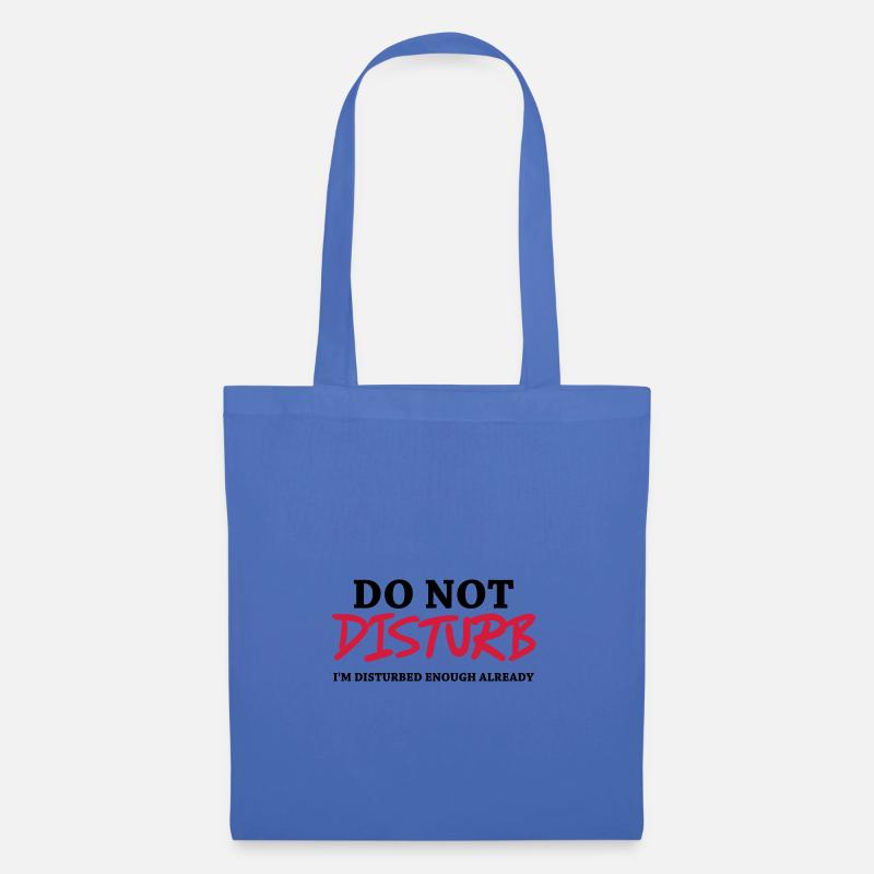 Do not disturb - Stoffbeutel - Hellblau