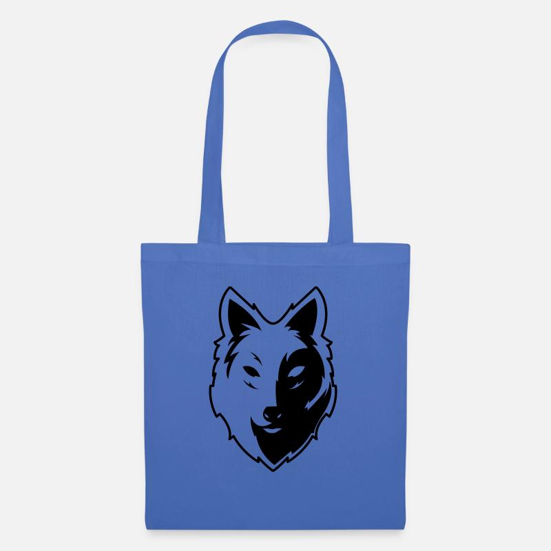wolf - Stoffbeutel - Hellblau