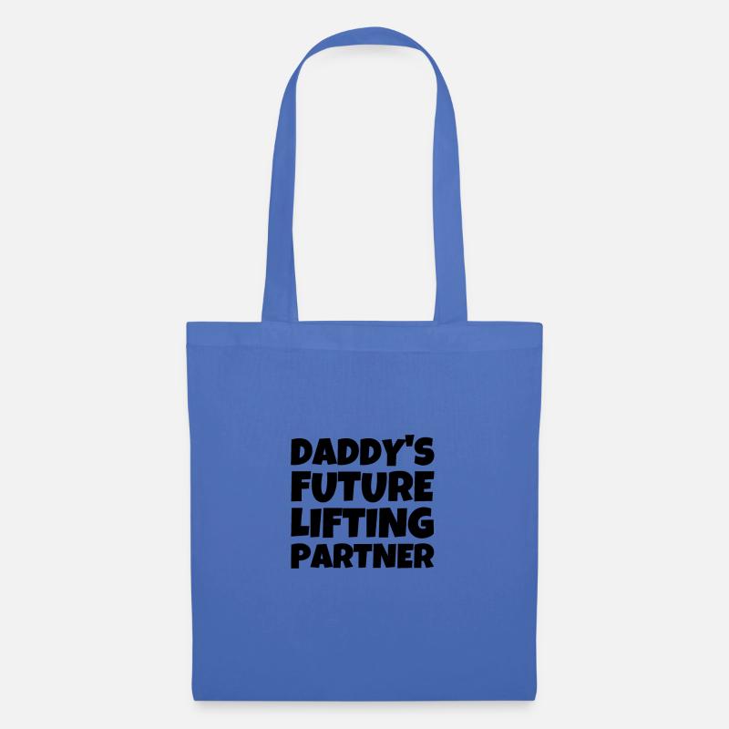 Daddys Future Lifting Partner - Stoffbeutel - Hellblau