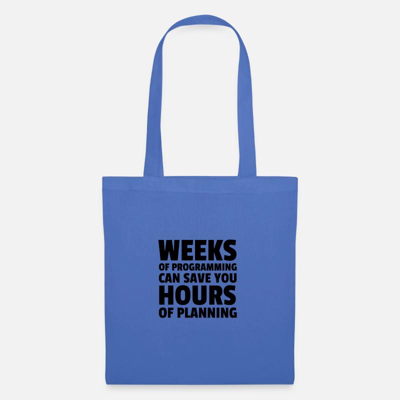 Plan your programming. - Stoffbeutel - Hellblau