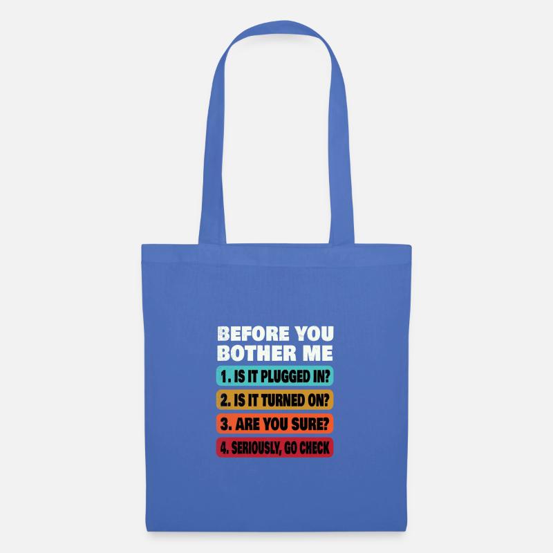 Funny Information Technology Tech | Technical Supp - Tote Bag - light blue