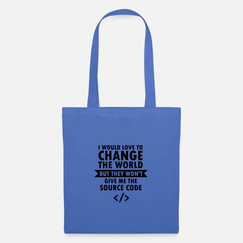 Programmierer Geschenk Programmieren Informatiker - Stoffbeutel - Hellblau