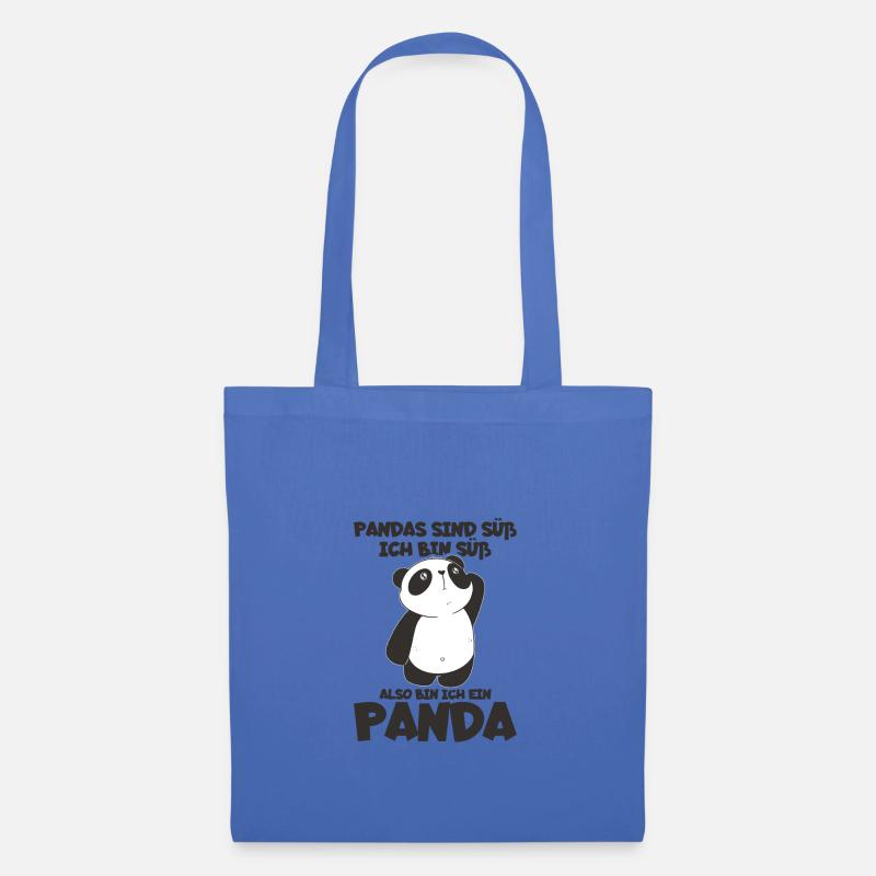 Pandas Sind Süß Ich Bin Süß Also Bin Ich Ein - Stoffbeutel - Hellblau
